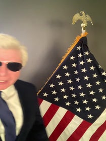 Poster for Birthday video from Joe Biden Impressionist Phillip Wilburn