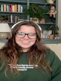 Poster for Birthday video from Two Girls One Ghost Podcast