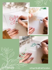 Poster for Intro video video from Sage & Oak - Calligraphy