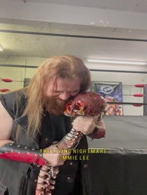 Poster for Birthday video from “The Living Nightmare” Jimmie Lee