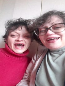 Poster for Birthday video from The Shining Twins