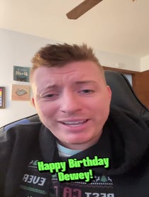 Poster for Birthday video from Corey Pech