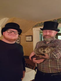 Poster for Birthday video from Punxsutawney Phil