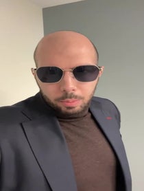Poster for Advice video from Andrew Tate lookalike