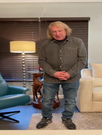 Poster for Birthday video from Lou Gramm