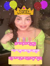 Poster for Birthday video from Sabrina Sidoti
