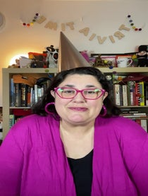Poster for Birthday video from Muffy Marracco