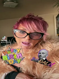 Poster for Birthday video from Roz JerZ Queen