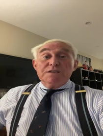 Poster for Pep Talk video from Roger Stone