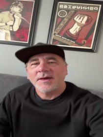 Poster for Valentine's Day video from Jim Lindberg