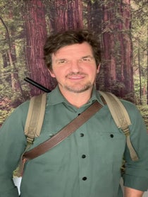 Poster for Valentine's Day video from Pedro Pascal lookalike & impersonator