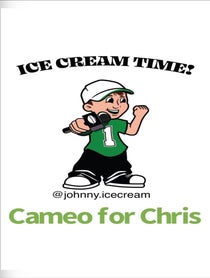 Poster for Birthday video from Johnny Ice Cream- NY Jets fan