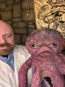 Poster for Valentine's Day video from Mr. Cuddles The Evil Octopus