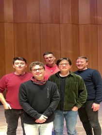 Poster for Birthday video from The King’s Singers