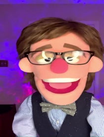 Poster for Birthday video from Singing Telegram Sam