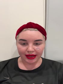 Poster for Birthday video from Amanda Bynes