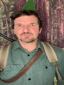 Poster for Birthday video from Pedro Pascal lookalike & impersonator