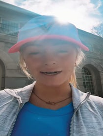 Poster for Good luck video from Chloe Holladay