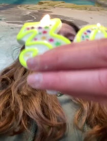 Poster for Birthday video from Becca Droz