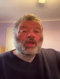 Poster for Birthday video from Brian Blessed (Impersonator)