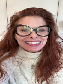 Poster for Birthday video from Debra Messing