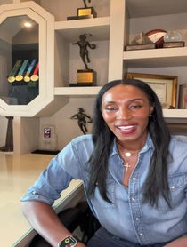 Poster for Pep Talk video from Lisa Leslie