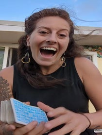 Poster for Tarot reading video from Kendra McQuarrie
