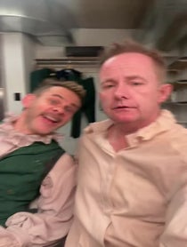 Poster for Birthday video from Billy Boyd & Dominic Monaghan