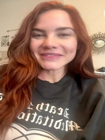 Poster for Birthday video from Courtney Hope