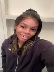 Poster for Birthday video from Gabby Douglas