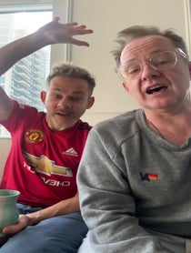 Poster for Birthday video from Billy Boyd & Dominic Monaghan