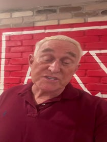 Poster for Birthday video from Roger Stone