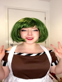 Poster for Birthday video from Glasgow Wonka experience -Glam Oompa Loompa