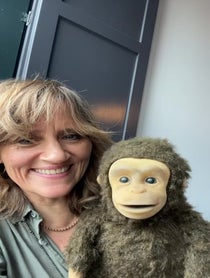 Poster for Pep Talk video from Nina Conti & Monkey
