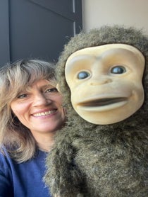 Poster for Birthday video from Nina Conti & Monkey