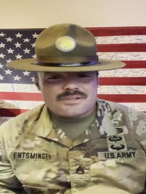 Poster for Birthday video from Drill Sergeant E