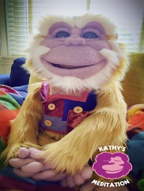 Poster for Birthday video from Jomo the Meditation Monkey
