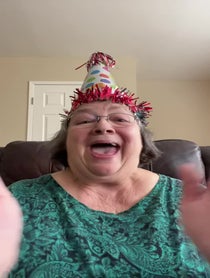 Poster for Birthday video from Grama Sandy