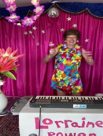 Poster for Birthday video from Lorraine Bowen