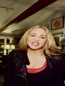 Poster for Birthday video from Olivia D’abo