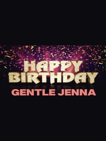 Poster for Birthday video from Tracie & Cheryl
