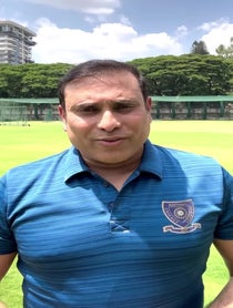 Poster for Birthday video from VVS Laxman