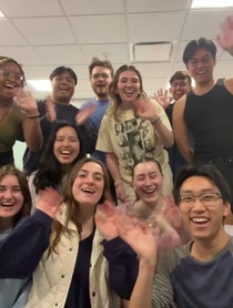 Poster for Birthday video from No Comment A Cappella