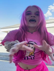 Poster for Pep Talk video from Pinky ShortCake
