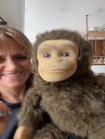 Poster for Birthday video from Nina Conti & Monkey
