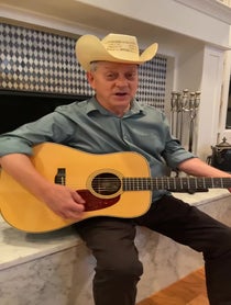 Poster for Birthday video from Junior Brown