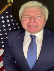 Poster for Birthday video from Joe Biden Impressionist Phillip Wilburn