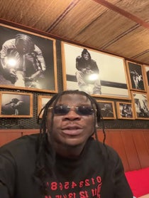 Poster for Give Thanks video from Stonebwoy
