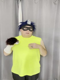 Poster for Birthday video from Mr Muscles and Johnny