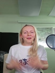 Poster for Birthday video from Brianna Knickerbocker